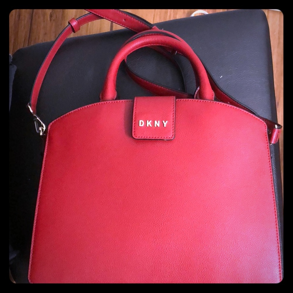 Brand New! Authentic! Red DKNY Handbag!